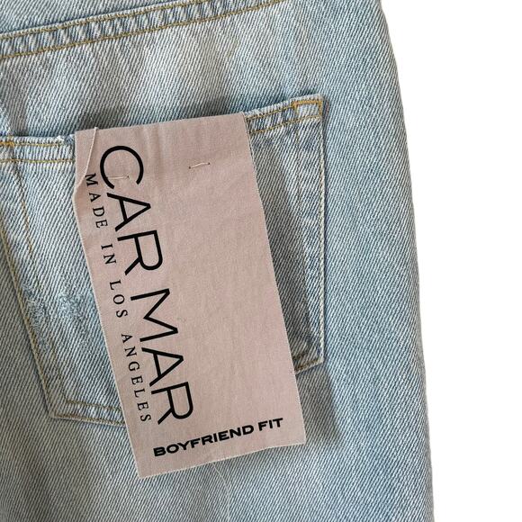 NWT CARMAR LF Womens Freddy Boyfriend Fit Distressed Jeans Light Wash 26 USA - Picture 8 of 13
